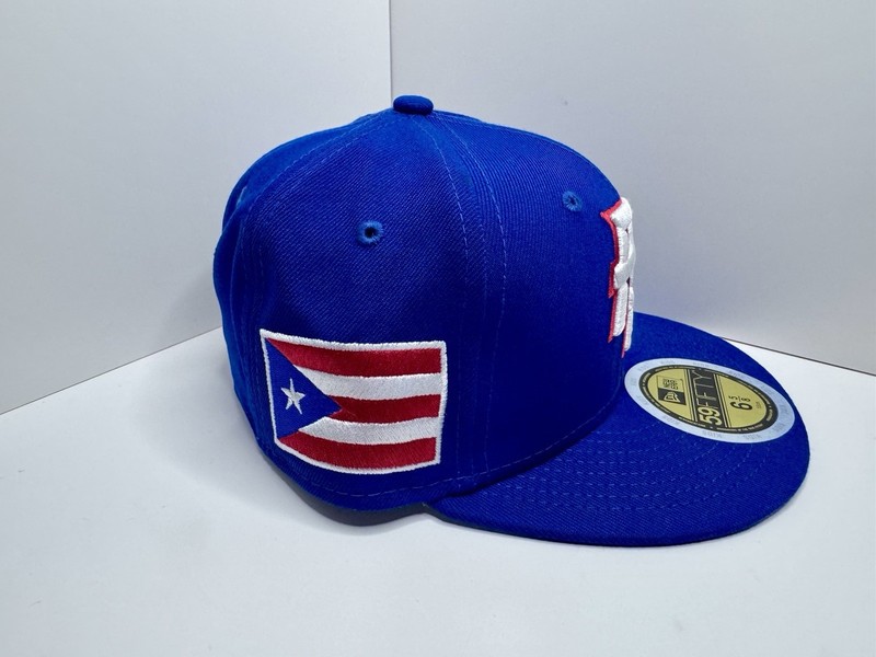 New Era 59FIFTY Puerto Rico WBC Baseball Fitted Hat Cap Royal Size 6 5/8 PR gallery