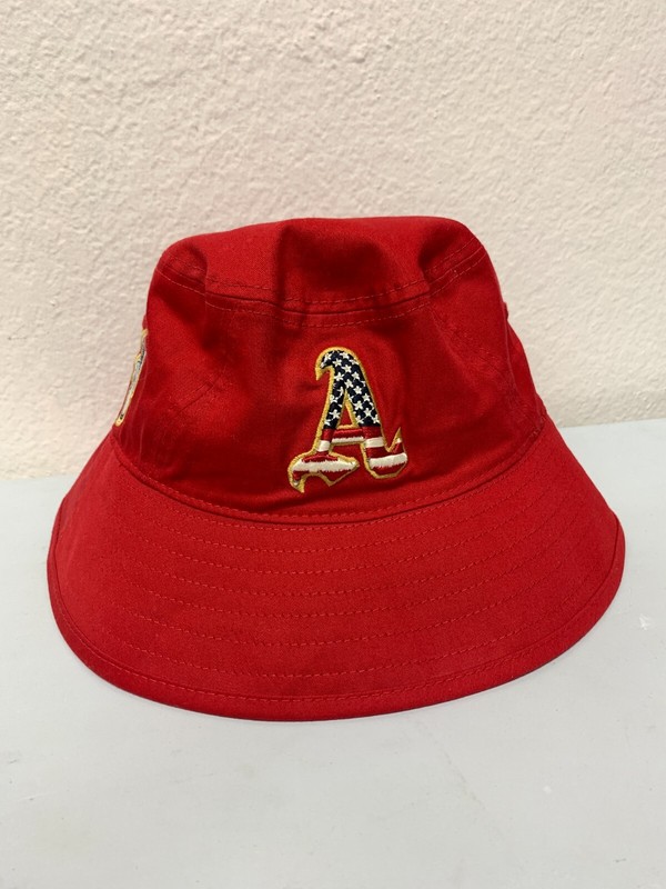 New Era Oakland A’s Bucket Hat One Size Fits Most Adult Red All Star Game MLB