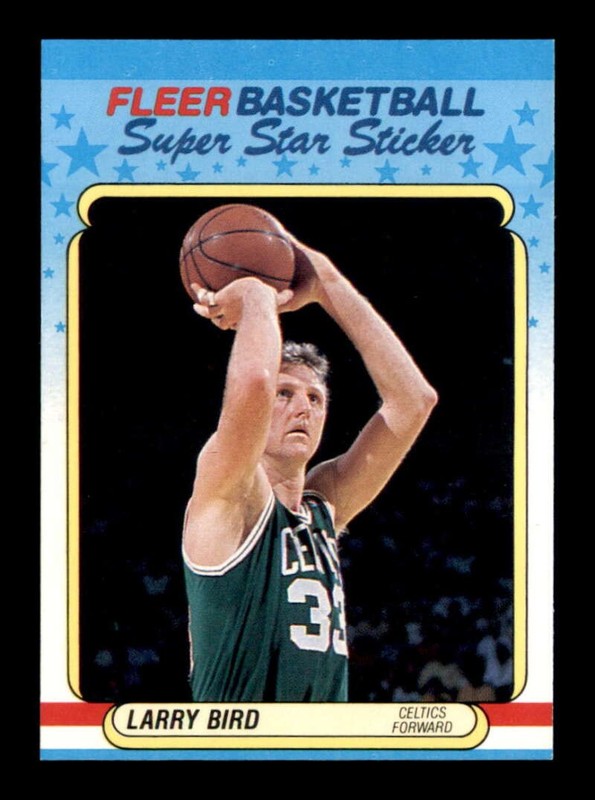 1988 Fleer Sticker #2 Larry Bird NM X3555313