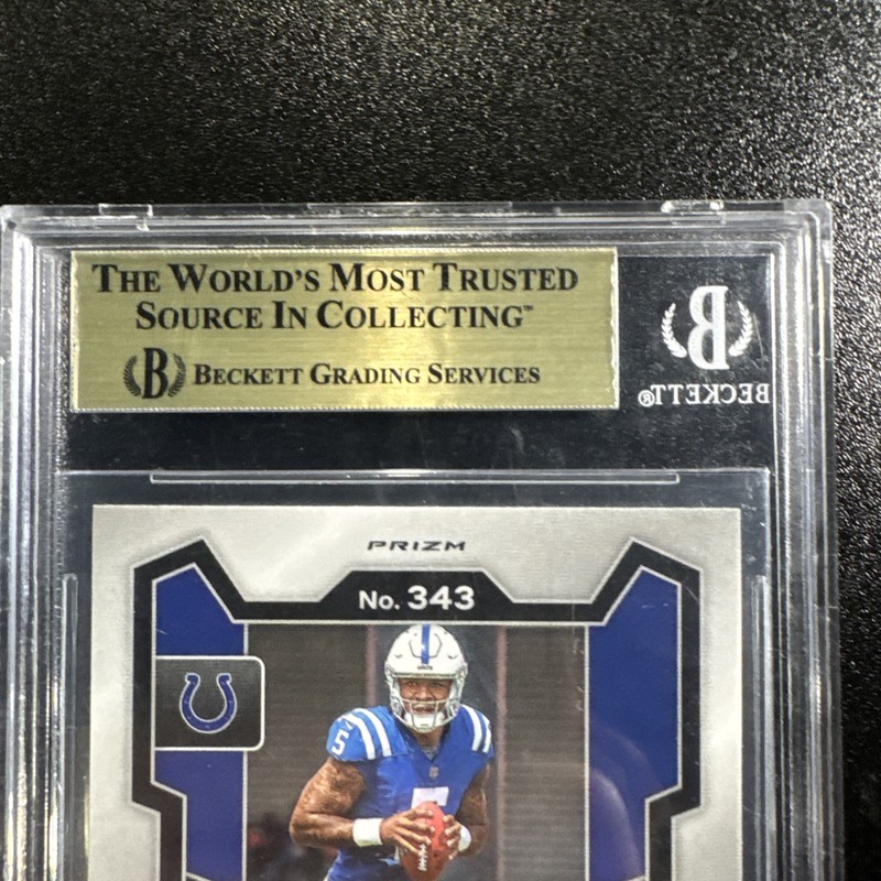 2023 Panini Prizm - Rookies Anthony Richardson #343 Red White & Blue Prizm (RC) gallery