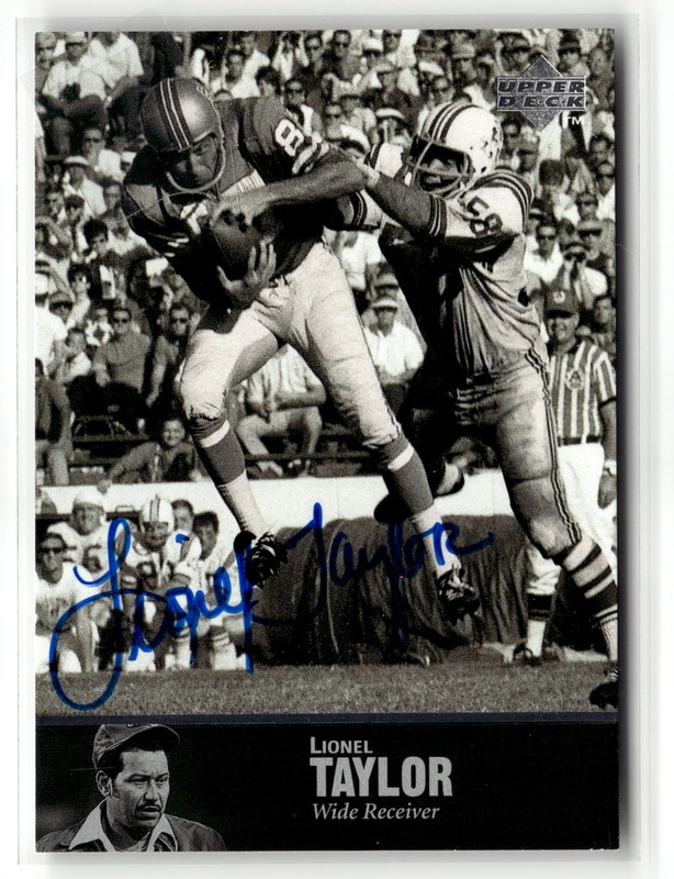 Lionel Taylor 1997 Upper Deck Legends #AL–172 Autographs (READ)