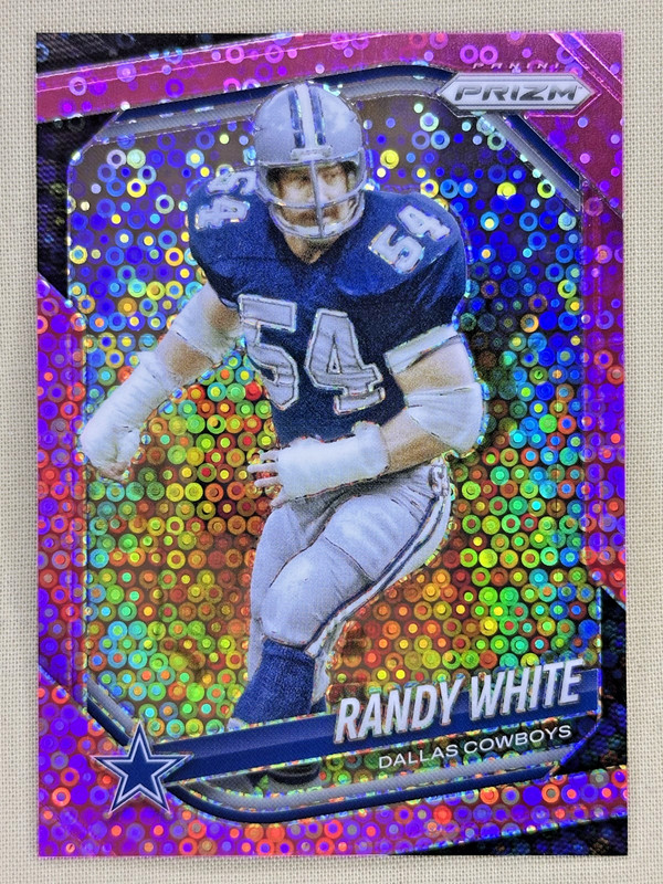 2025 Panini Prizm Randy White Pink Disco Prizm /25 Dallas Cowboys #128
