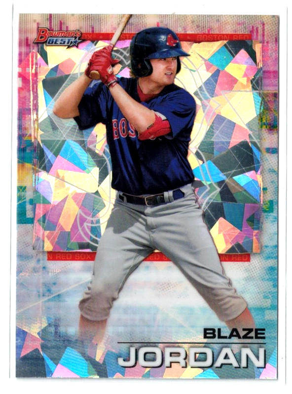 2021 Bowman’s Best ATOMIC Refractor RC Blaze Jordan #22! Cardinals! TRUE Rookie!
