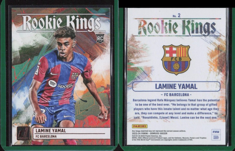 2023-24 Donruss Rookie Kings #2 Lamine Yamal FC Barcelona