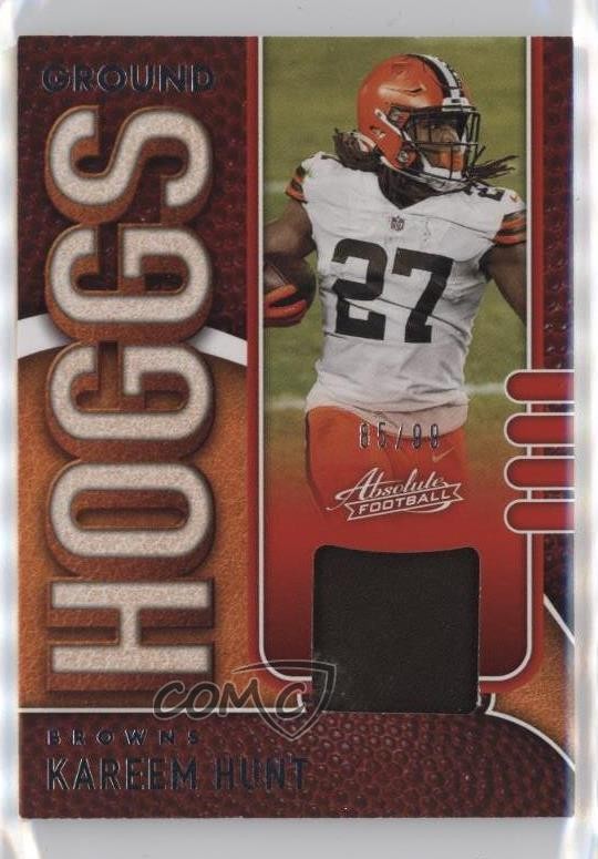 2021 Panini Absolute Ground Hoggs Materials 85/99 Kareem Hunt #GH11 04tw