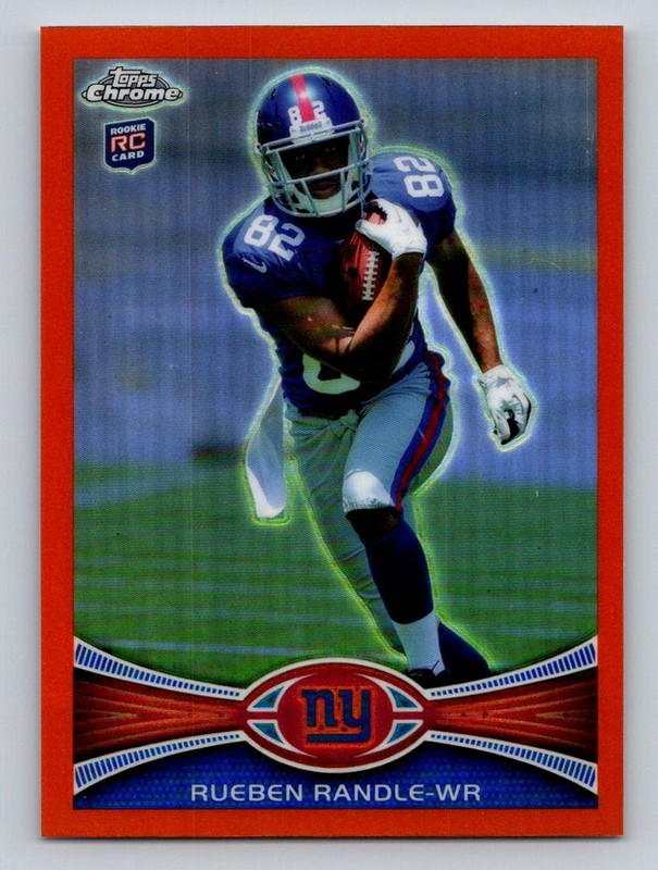2012 Topps Chrome #70 Rueben Randle Orange Refractors