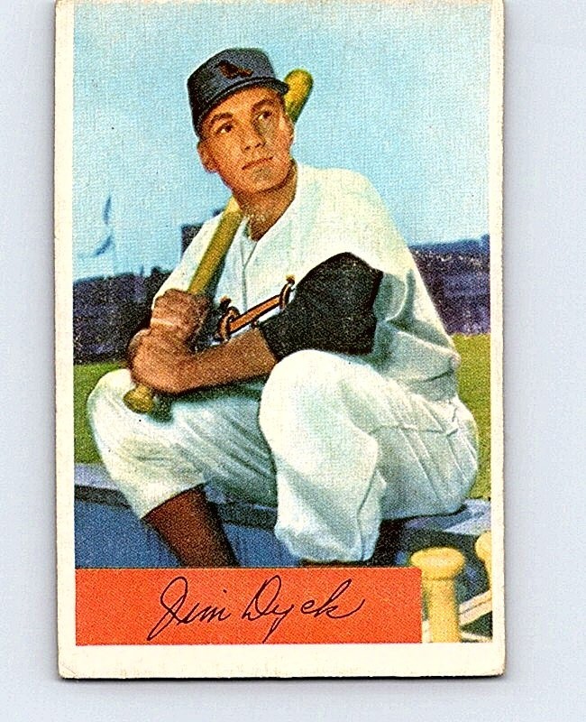 1954 BOWMAN BASEBALL #85 JIM DYCK MID GRADE TH