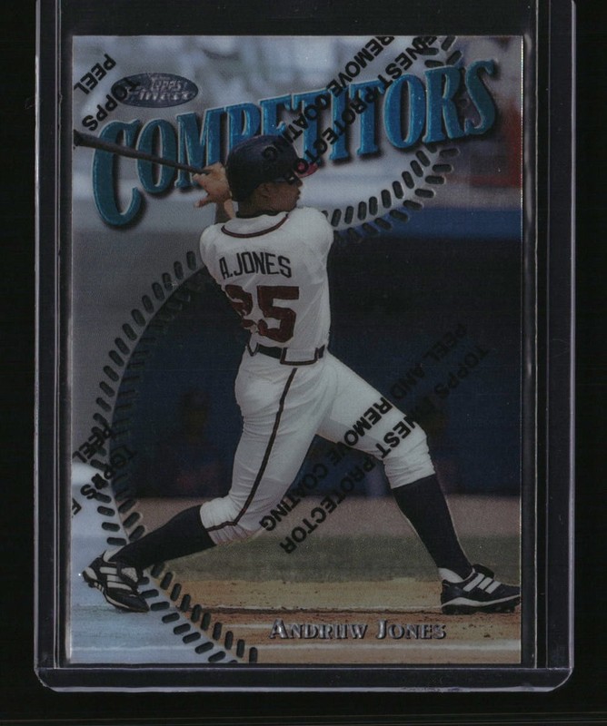 1997 Finest #306 Andruw Jones Uncommon Silver