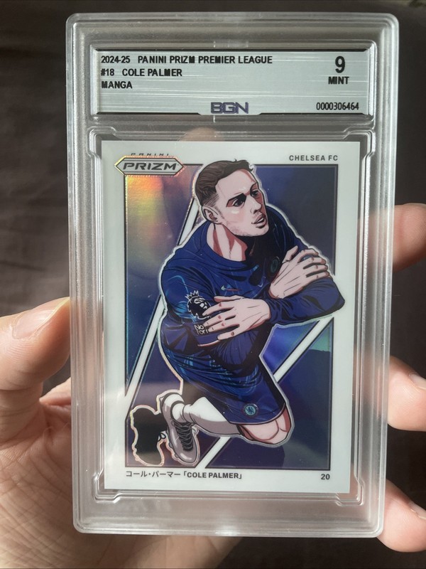 cole palmer manga 2024-25 panini prizm premier league BGN 9 Mint chelsea #18
