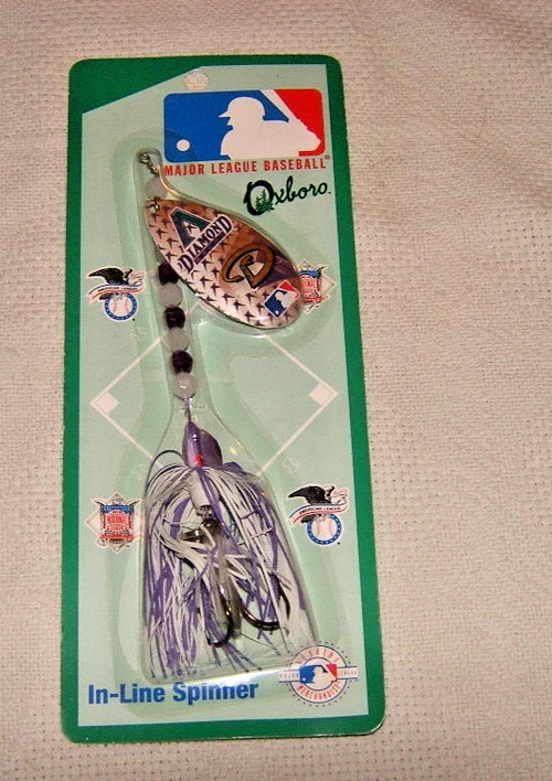 OXBORO MLB VARIOUS TEAMS CARDINALS TIGERS REDS IN LINE SPINNER FISHING LURE NWT