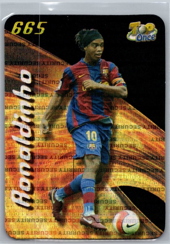 2007-08 Mundicromo Las Fichas de la Liga 2008 Security Refractor Ronaldinho #665
