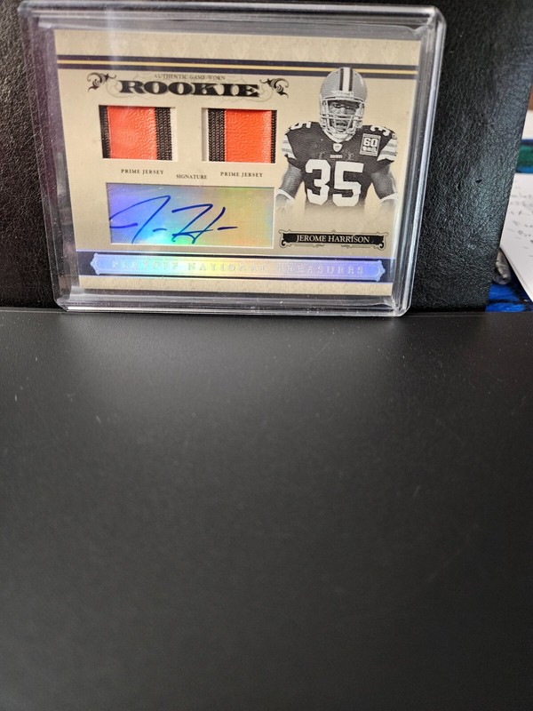 2006 National Treasures, Jerome Harrison, Prime Patches, Autographed, 93/99