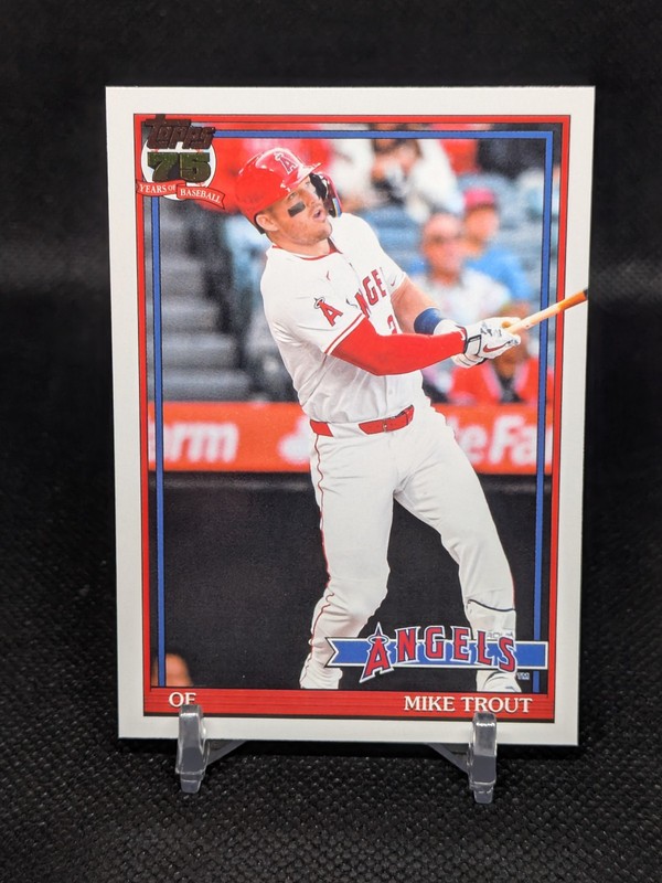 2026 Topps Series 1 – Mike Trout 1991 Topps Los Angeles Angels #T91-1