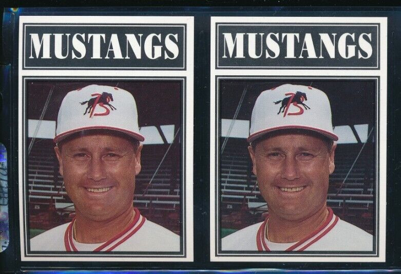 lot (2) 1992 Sport Pro Billings Mustangs #12 Terry Abbott Pitching Instructor