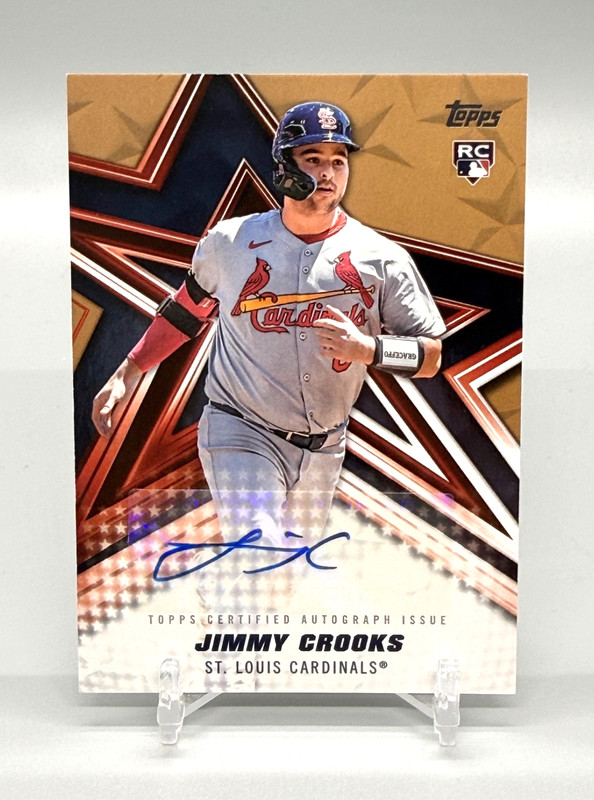 2026 Topps series 1- Jimmy Crooks III Gold Auto 50/50 (RC)