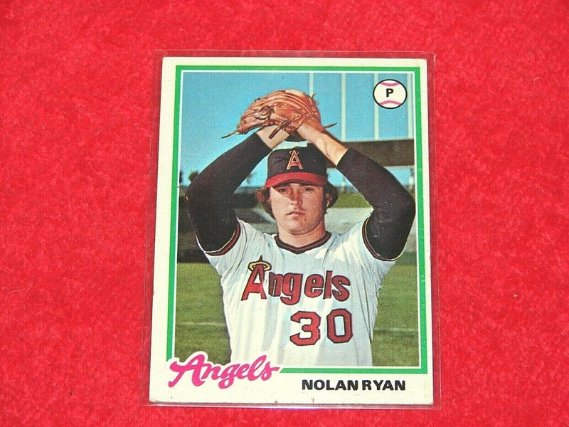 NOLAN RYAN CALIFORNIA ANGELS HOF 1978 TOPPS #400 (B-1714)