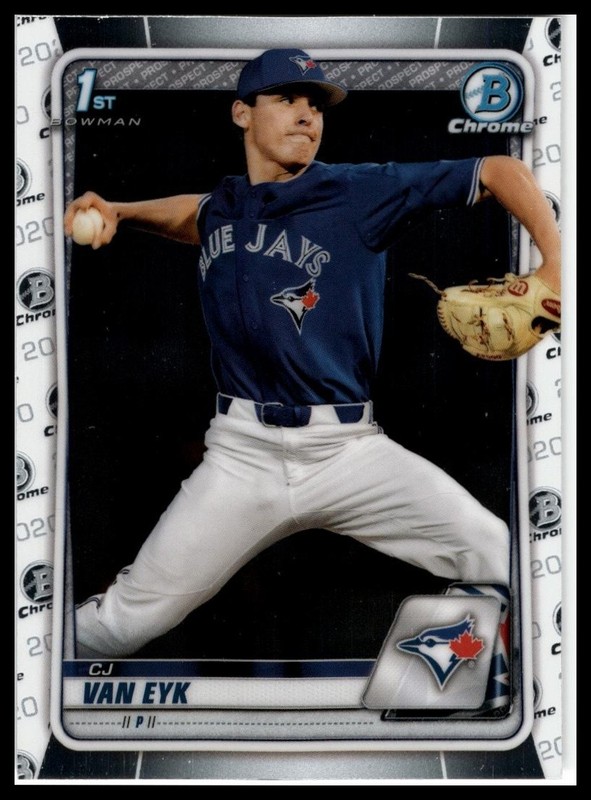 2020 Bowman Draft #BD-93 CJ Van Eyk Chrome