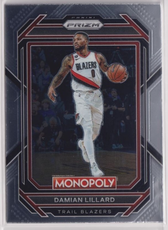 2022-23 Panini Prizm Monopoly #73 Damian Lillard
