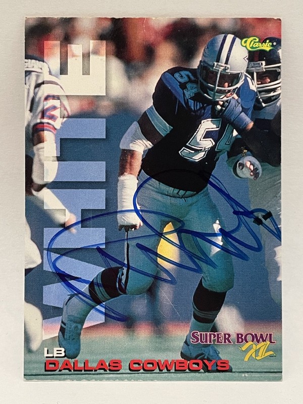 1995 Classic Marketing Randy White Super Bowl Auto