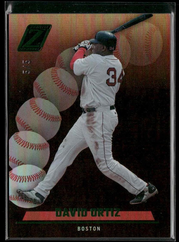 2023 Panini Chronicles #8 David Ortiz Zenith Green #/5