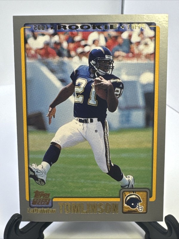2001 Topps Rookie LaDainian Tomlinson #350 San Diego Chargers NFL Football