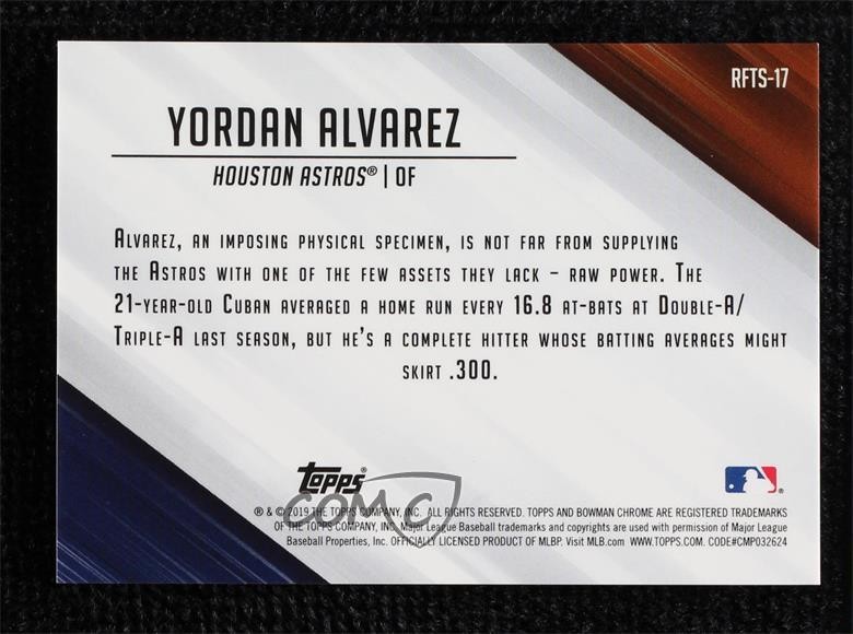 2019 Bowman Ready for the Show Chrome Atomic Refractor 58/150 Yordan Alvarez 7zf gallery