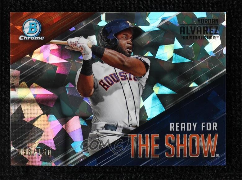 2019 Bowman Ready for the Show Chrome Atomic Refractor 58/150 Yordan Alvarez 7zf