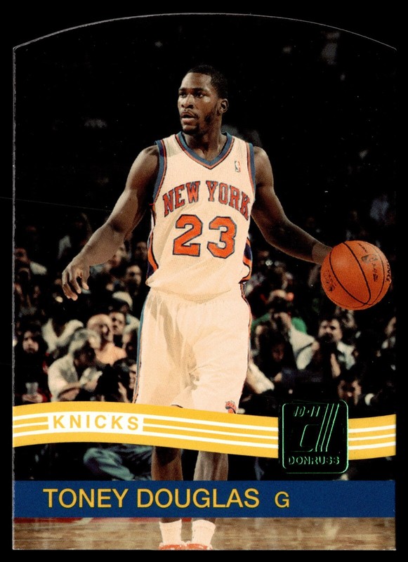 2010-11 Donruss – Emerald Die Cut Toney Douglas #18 Knicks