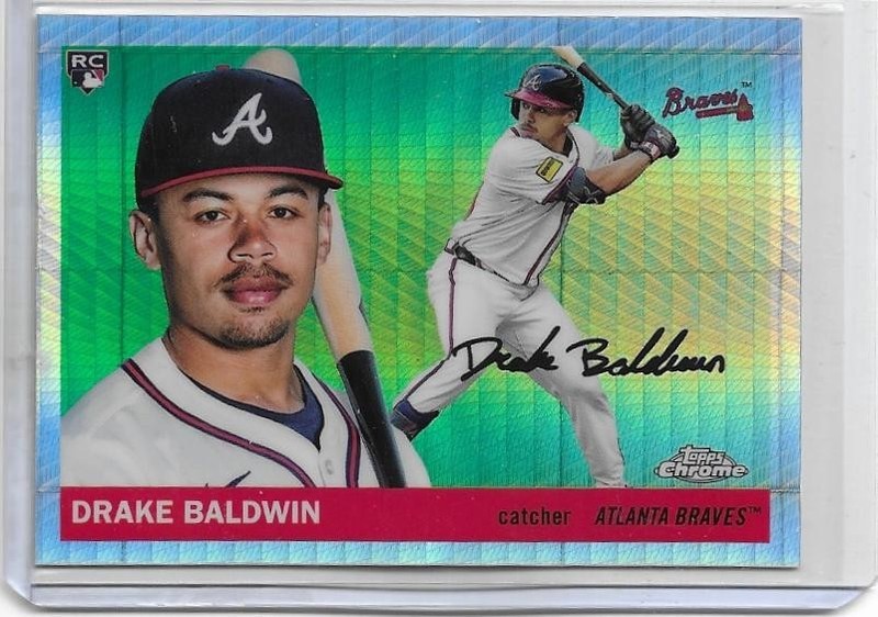 2025 Topps Chrome Platinum Drake Baldwin Prism RC Parallel #265