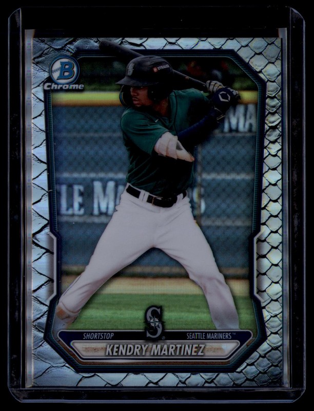 2026 Bowman #BCP-89 Kendry Martinez Chrome Prospects Reptilian Refractor