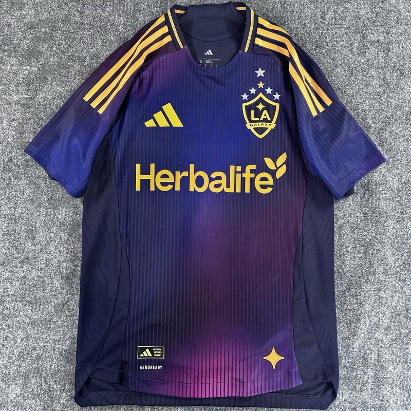 Los Angeles Galaxy Adidas Away 25/26 Purple Jersey Authentic Size Small NWT