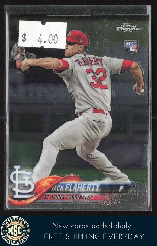 Jack Flaherty 2018 Topps Chrome Update #HMT18 RC St. Louis Cardinals