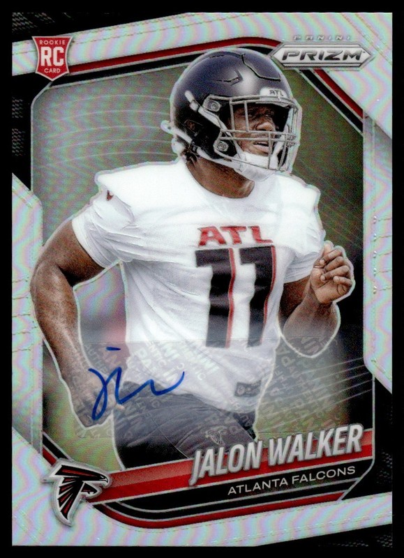 2025 Panini Prizm Rookie Autographs Silver Prizm Jalon Walker Rookie Auto