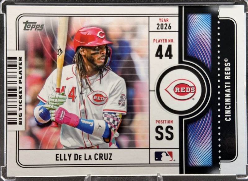 2026 Topps Series 1 Elly De La Cruz #BTP-5 Big Ticket Players – Cincinnati Reds
