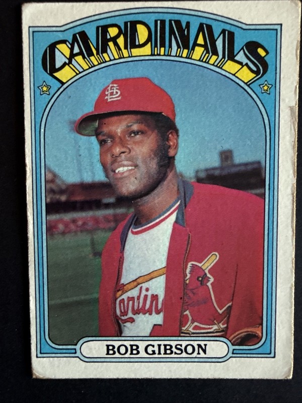 1972 Topps Bob Gibson #130 St. Louis Cardinals HOF Vintage Baseball Card Pitcher