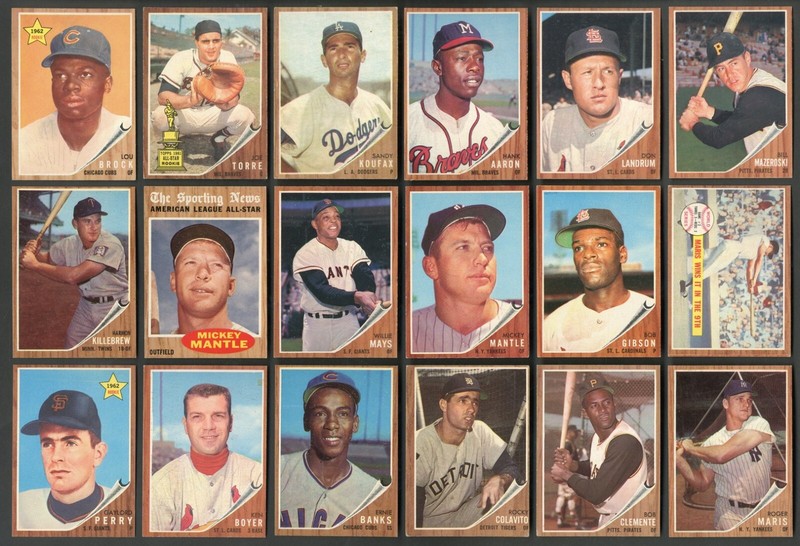 1962 Topps Baseball 251 – 590 – Complete Your Set -PRICING BASED ON CONDITION