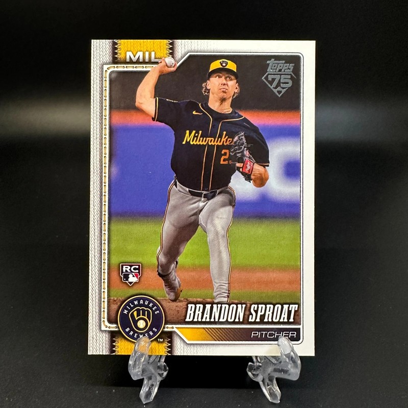 2026 Topps Series 2 – Brandon Sproat #534 Brewers RC