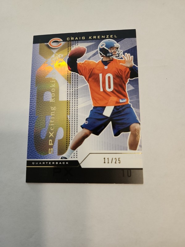 2004 SPx GOLD Craig Krenzel Rookie 11/25 ! #102 Chicago Bears Ohio State