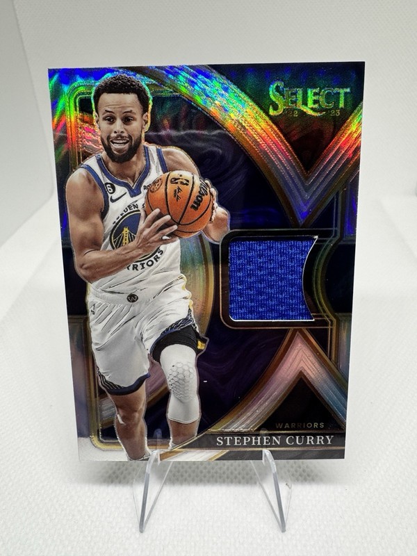 2022-23 Panini Select – Selective Swatches Stephen Curry Silver Game Worn