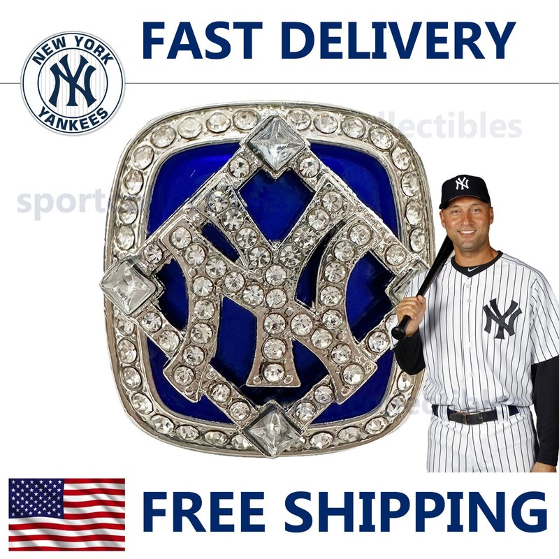 2009 NY Yankees World Series Ring – JETER #2 – Fan Gift – MLB Replica Ring