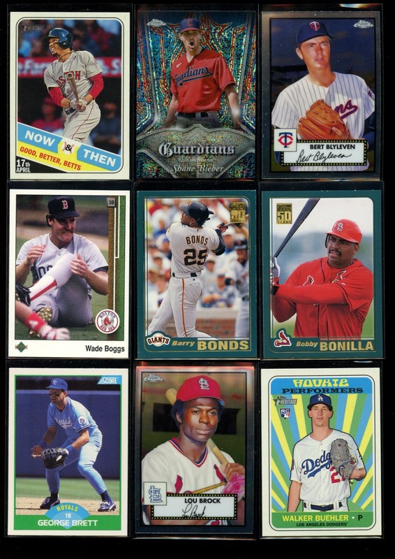 100 Lot Bo Jackson Fred McGriff Rookie Pete Rose Reggie Jackson Winfield Tiffany gallery