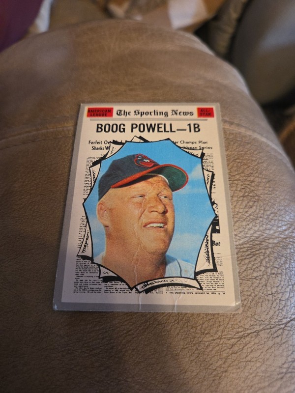 1970 Topps #451 Boog Powell – Baltimore Orioles (Low Grade)