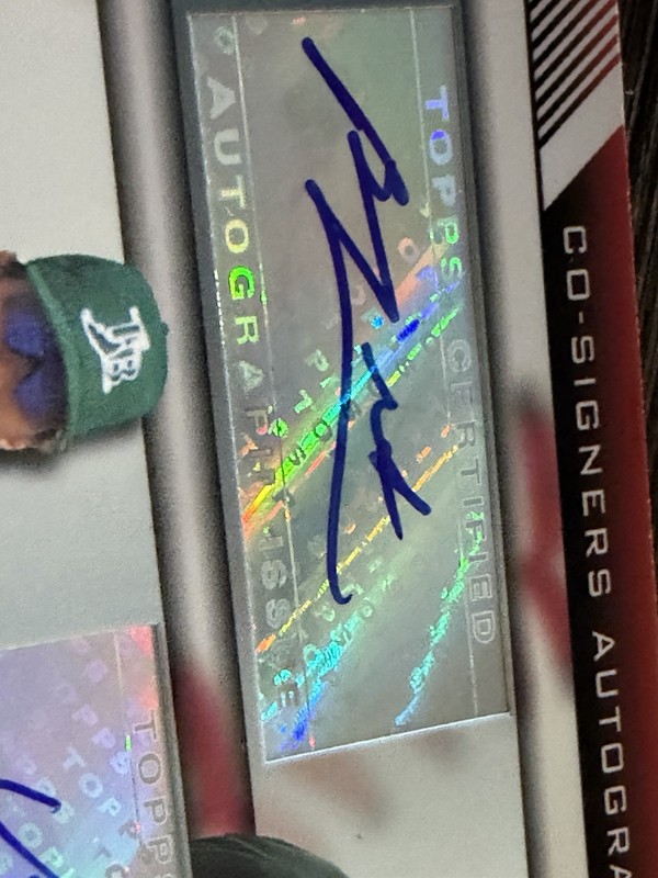 2007 Topps Co-Signers Ben Zobrist Auto Autograph Baseball Card gallery