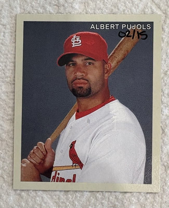 2007 Upper Deck Goudey – Diamond Stars Albert Pujols /15 RARE SSP Cardinals 🐐