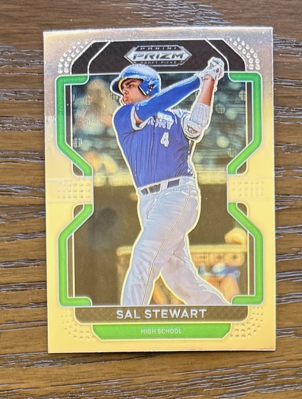 Sal Stewart 2022 Prizm Draft Picks Prospect PDP32 Cincinnati Reds Pre-Rookie PRC