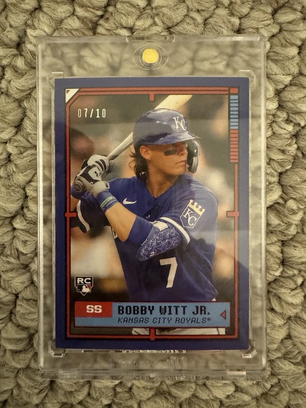 Bobby Witt Jr 2022 Throwback #TBT 1991 VARIANT SERIAL 07/10