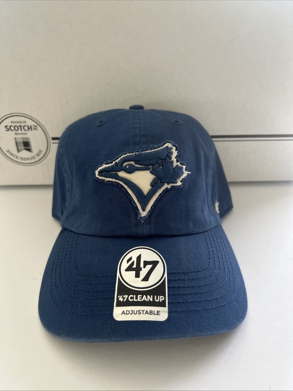’47 Toronto Blue Jays Clean Up Frayed Adjustable Strap Hat Cap New NWT