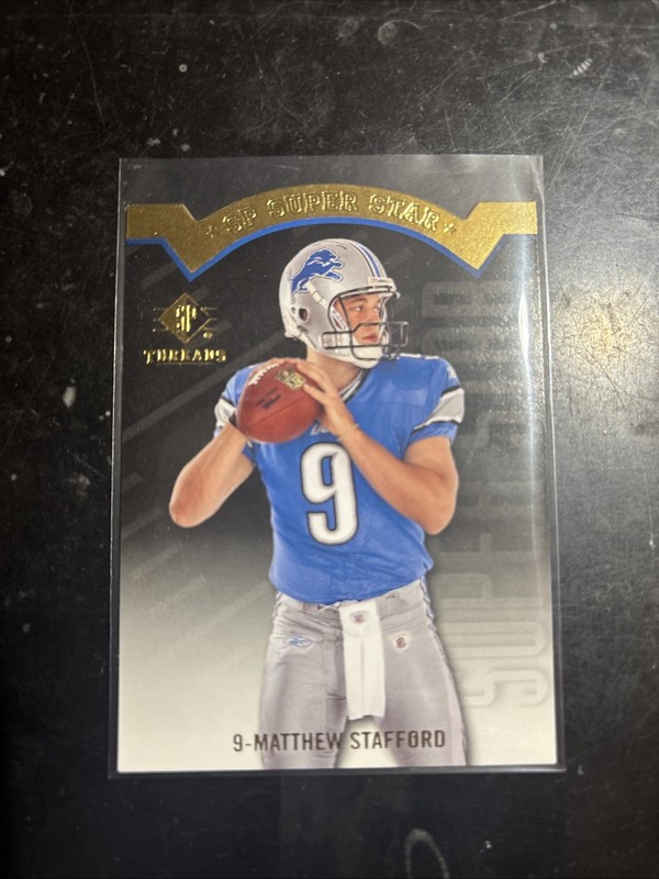 2009 SP Threads – Sp Superstar Die-Cuts Matthew Stafford #AP63 (RC)
