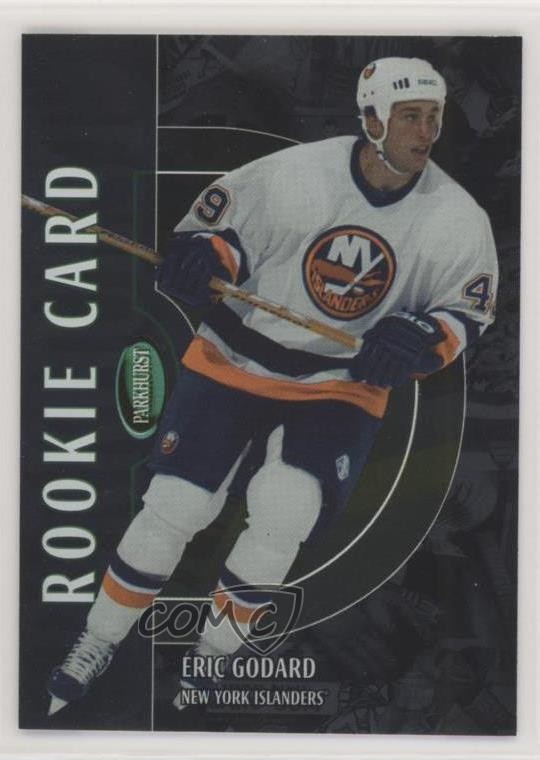 2002-03 ITG Parkhurst Silver 13/50 Eric Godard #249 Rookie RC 7ez