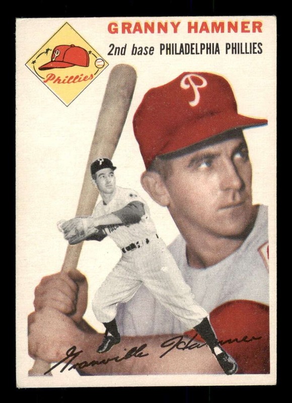 1954 Topps #24 Granny Hamner Phillies EX (5)